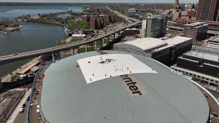 Work is underway on KeyBank Center renovations