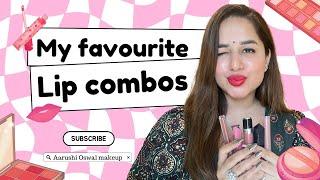 My Top 5 Lip Combos Revealed | From Nude to Bold | Budget friendly | Transfer proof | Made in India