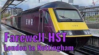 Farewell HST (London St. Pancras to Nottingham) - DRIVERS EYE VIEW