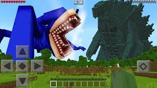 I Found NEW SHIN SONIC vs GODZILLA EARTH in Minecraft Pocket Edition...