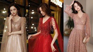 Long Sleeve Evening Dresses | Dresses For Wedding | Long Women Evening Gowns For Special Occasion