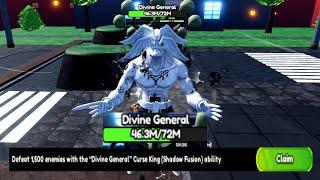 Ez Divine General Mission For Godly Sukuna Quest Completion | Anime Last Stand | Roblox Codes Below