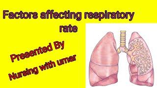 Factor affecting respiratory rate.0.234