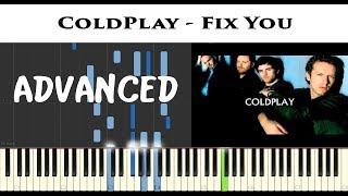 Coldplay - Fix You | Synthesia Piano Tutorial + Sheet by James Morrison BCN