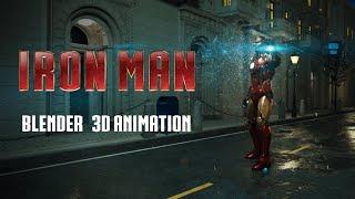 Iron Man 3D Animation/Blender2.9/Ae