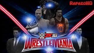 WWE 2K16: SIMULATION | WRESTLEMANIA 32 - Full Highlights