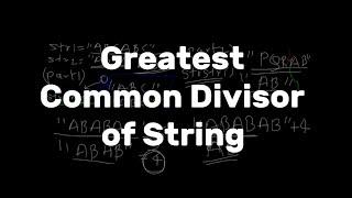 Leetcode 1071 - Greatest Common Divisor of String ( solving in C language )