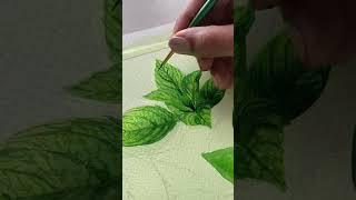 Watercolors and Gouache Painting Process | Art and Alchemy #shorts #youtubeshorts #art