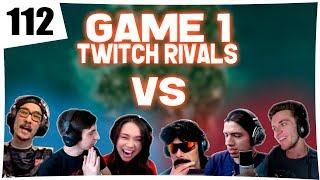 PUBG: Twitch Rivals - GAME 1 - STREAMER VS STREAMER