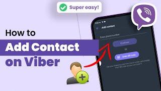 How to add contact on Viber 2024 | Initial Solution