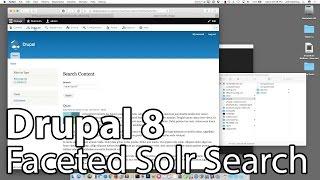 Faceted Apache Solr Search with Drupal 8