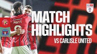 Walsall v Carlisle United Highlights