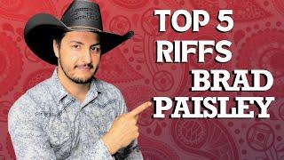 TOP 5 Brad Paisley Guitar Riffs Of ALL TIME