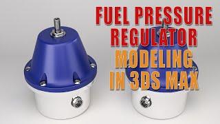 Topology Hard Surface: Fuel Pressure Regulator Hard Surface Modeling In 3ds Max || N°_180