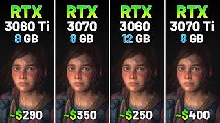 RTX 3060 Ti vs RTX 3070 vs RTX 3060 vs RTX 3070 Ti - Test in 12 Games in 2024