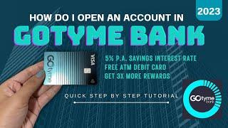 OPEN AN ACCOUNT WITH GOTYME BANK | QUICK STEP BY STEP TUTORIAL