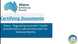 AHPRA Checklist Of Documents For Registration 