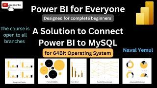 A Solution to Connect Power BI to MySQL for 64Bit Operating System