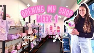 OPENING MY OWN SHOP  WEEK 1