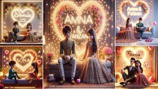 How to create viral couple marriage name image | Microsoft bing image Creator | ai photo editing