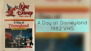 A Day at Disneyland - 1982 VHS Tape