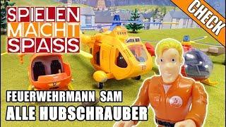 Feuerwehrmann Sam  Alle Hubschrauber von Tom Thomas im Test Check deutsch Wallaby Kinderfilm 2018