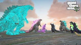 Godzilla 2024 x Godzilla Earth x Shin Godzilla vs Godzilla Minus One Team - GTA 5 Mods