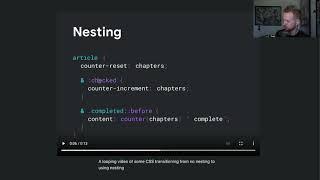 Nesting CSS, by Adam Argyle