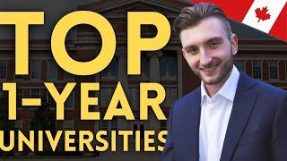 The Best 1-Year Masters In Canada For International Students. Get 3-year PGWP!