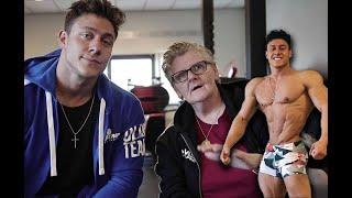 Oma und ihr kleiner Junge | Sibil Peeters trainiert IFBB Mens Physique Pro Florian Wolf