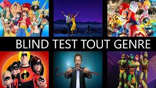 Blind Test Tout Genre (Film, Série, Animé, Musique...) 140 Extraits