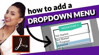 How to Add a Drop Down Menu Field for Fillable PDF in Adobe Acrobat Pro DC 