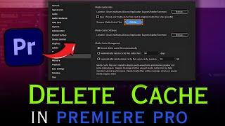 Delete Premiere Pro Cache Files Easily (2024)