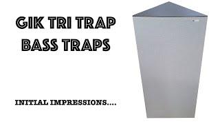 GIK TRI TRAP REVIEW - Acoustic Bass Traps for Corners (and Small Rooms) - Initial Impressions