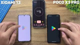 XIAOMI 13 VS POCO X3 PRO - FIRST SPEED TEST