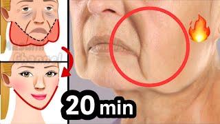 20minsSay Goodbye to Droopy Cheeks! This Easy Face Yoga Works Wonders for Double Chin, Jowls