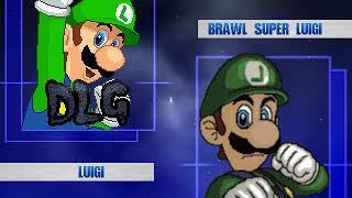 MUGEN SSB(me) & Melee Mario vs Brawl, Wii U, Flash 2 & Crusade Mario + Luigi version