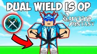 Buying DUAL WIELD In Sword Fantasy *OP* (Roblox)