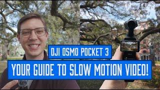 Master The Art Of SLOW MOTION! DJI Osmo Pocket 3