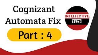 Cognizant Automata Fix Questions and answers | Part 4 | Cognizant code Debugging | Intellective Tech