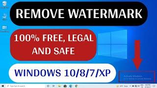 Remove Activate Windows 10 Watermark Permanently - 100% free, legal and safe | Tutorials Buddy