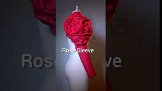 Rose sleeves design and stitching #diy #fashion #viral short #song