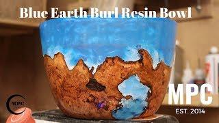 Wood Turning - Blue Earth Burl