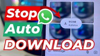 Turn Off Auto Download In Whatsapp 2025