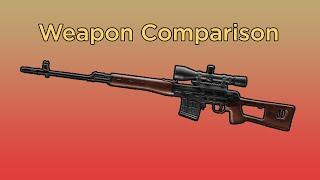 Dragunov Weapon Comparison