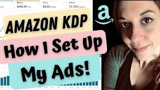 Amazon KDP Ads - how I set up Auto, manual & product ads for low content books!