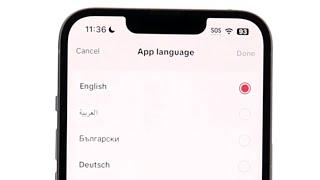 How To Change Language On TikTok! (2023)