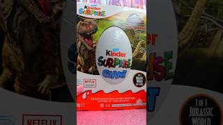 ASMR UNBOXING Jurassic World Egg REVIEW ️ #asmr #shorts #dinosaur #unboxing #chocolate #fyp #viral