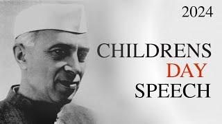 speech on childrens day english | easy | 10 lines about Nehru