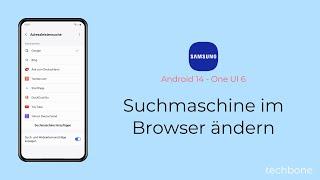 Suchmaschine im Browser ändern [Samsung Internet]